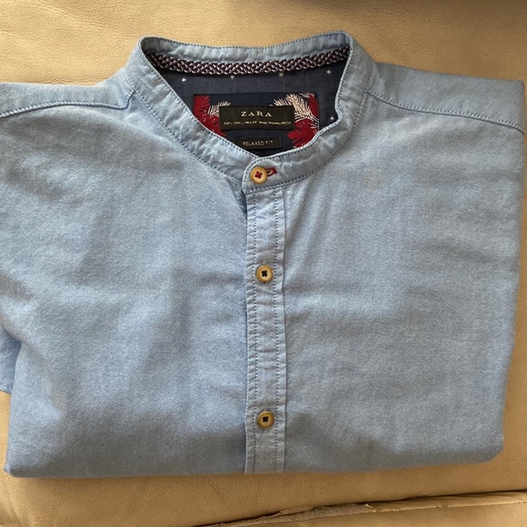 Zara Shirts Zara Men Denim Shirt Poshmark